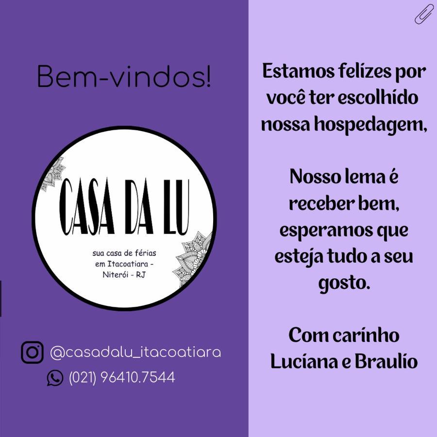 Casa Da Lu Itacoatiara -Apartamento Costao Niteroi Exterior photo